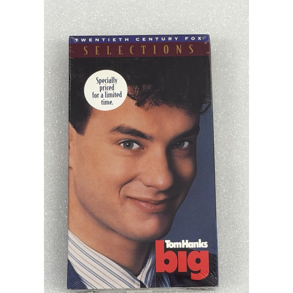 Big Tom Hanks Factory Sealed VHS Video CBS Fox Movie 1989 Release Vintage